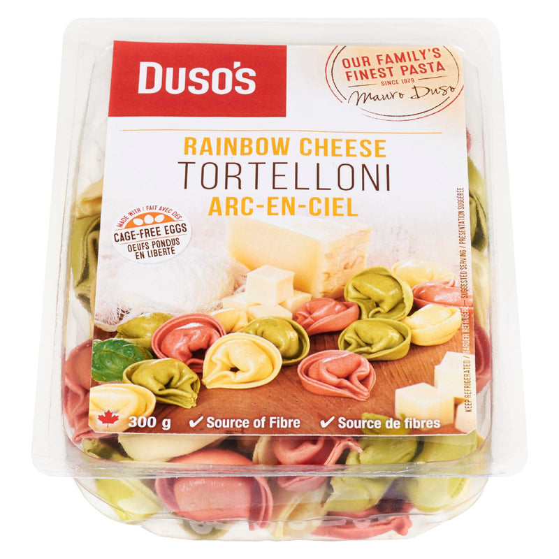 Duso's Rainbow Cheese Tortelloni, 300 g