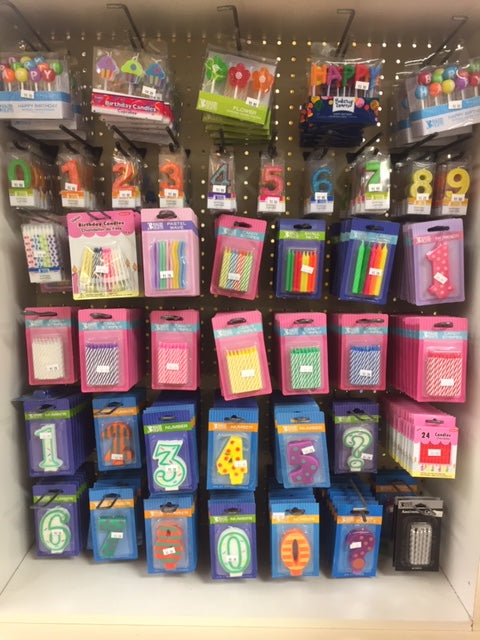 Neon Candles 10pk [10 pkg]