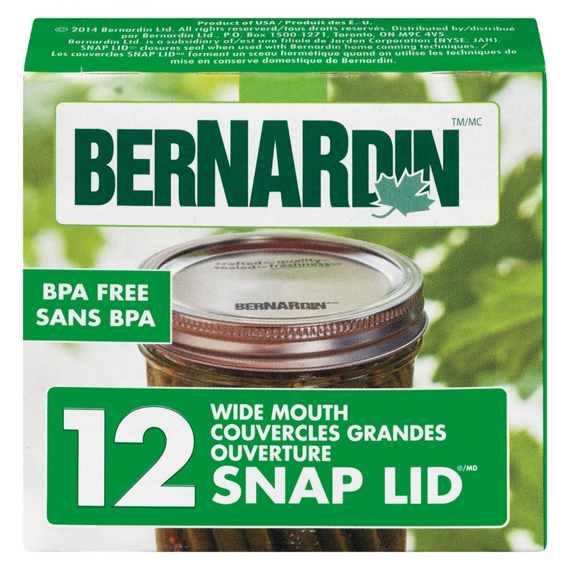 BernWideMouthLids12pk [12 pk]
