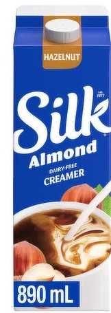 Silk Coffee Cream Hazelnut [890ml]
