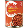 Compliments Beans Maple Style [398ml]