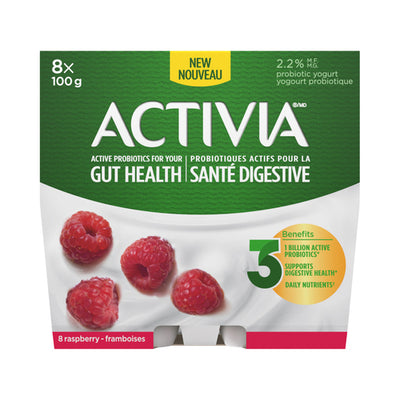 Danone Activia Yogurt Raspberry [8pk]