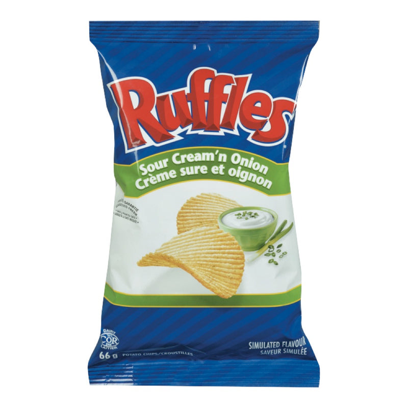RufflesChipsSourCreamOnion [66g]