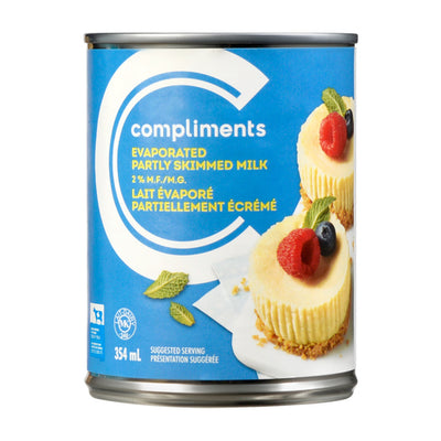 ComplimentsEvaporatedMilk2% [354ml]