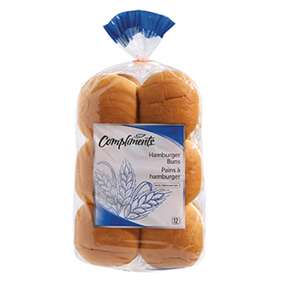 Compliments Hamburger Buns [12pk]