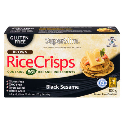 Rice Crisps Black Sesame [100g]