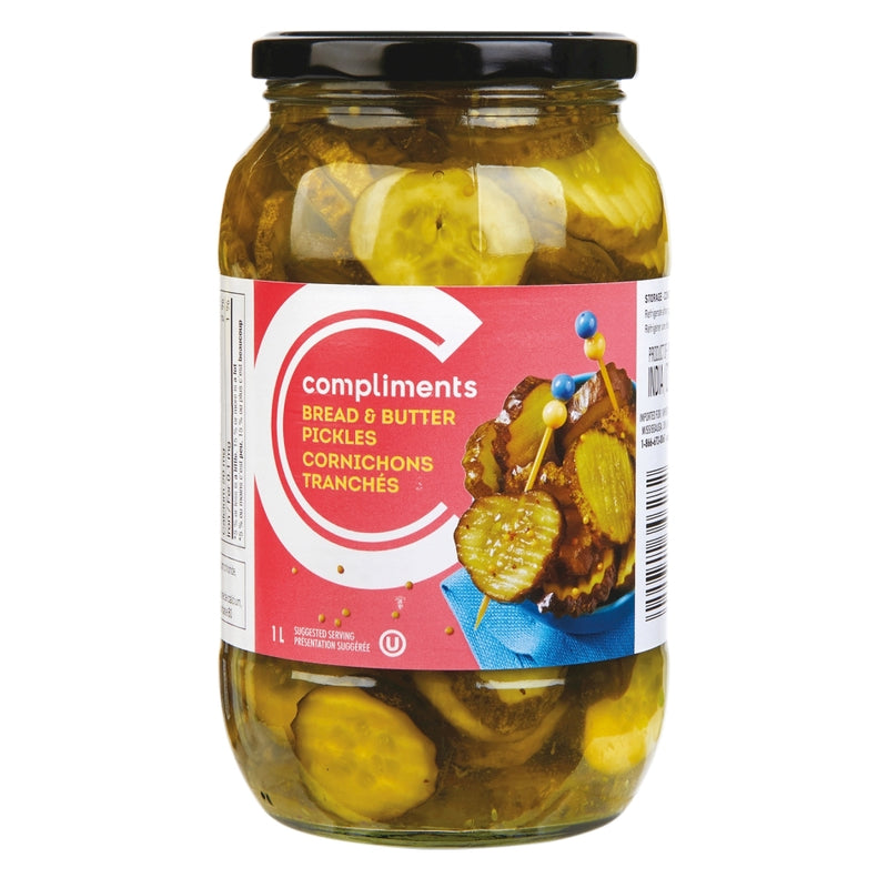 Compliments Bread & Butter Pickles [1l]
