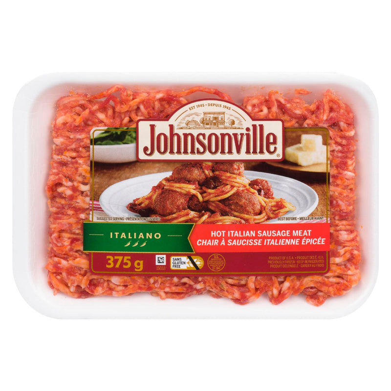 Johnsonville Sausage Meat Hot Italian [375g]
