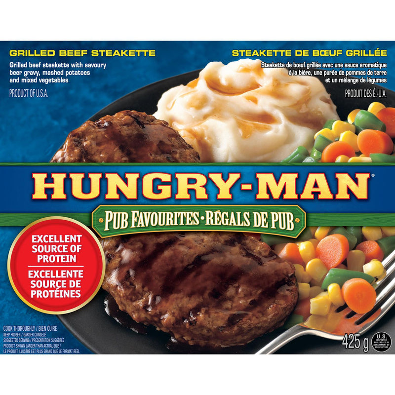 Hungry Man Beef Steakette [425g]