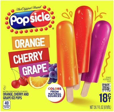 PopsiclesOrangeCherryGrape [18pk]