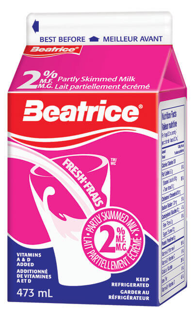 Beatrice 2% Milk [473ml]