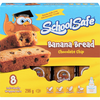 SchoolSafeBanChocChipBars [296g]