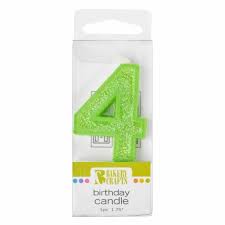 Glitter Candle #4 1 ea