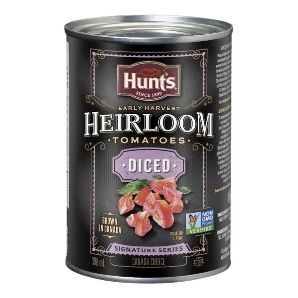 HuntsHeirloomTomatoesDiced [398ml]