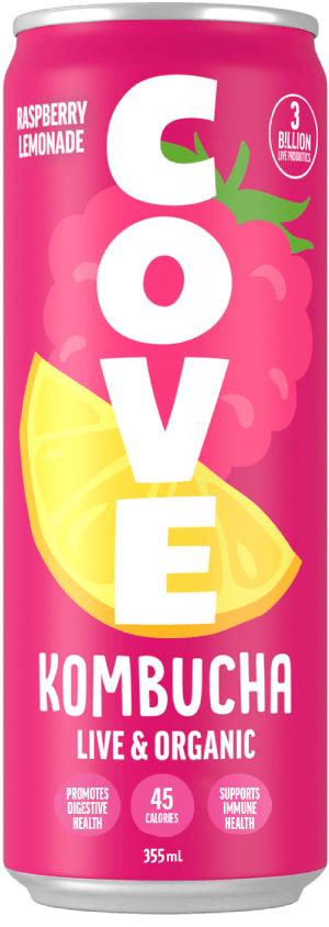 CoveRaspberryLemonKombucha [355ml]