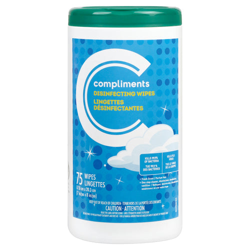 CompDisinfectingWipesFresh [75pk]