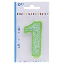 #1 Birthday Candle [1 ea]