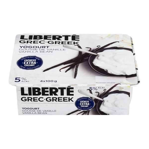 Liberte Greek Yogurt Vanilla [4pk]