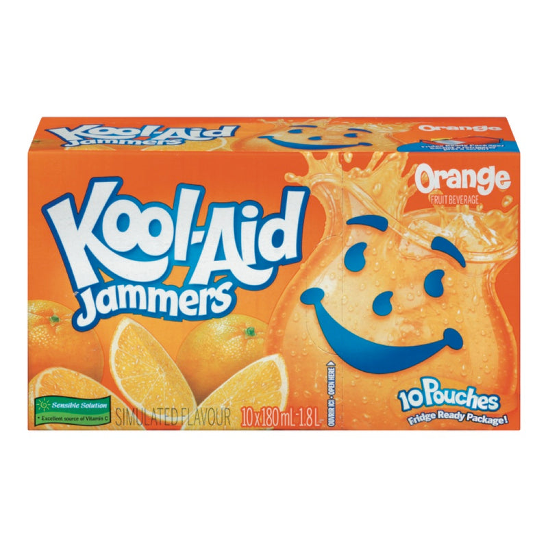 Kool-Aid Jammers Beverage Orange [10pk]