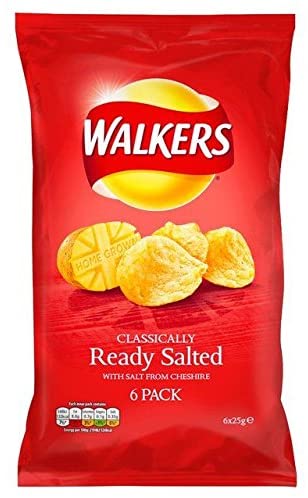 Walker's Ready Salted Chips 32.5 gr
