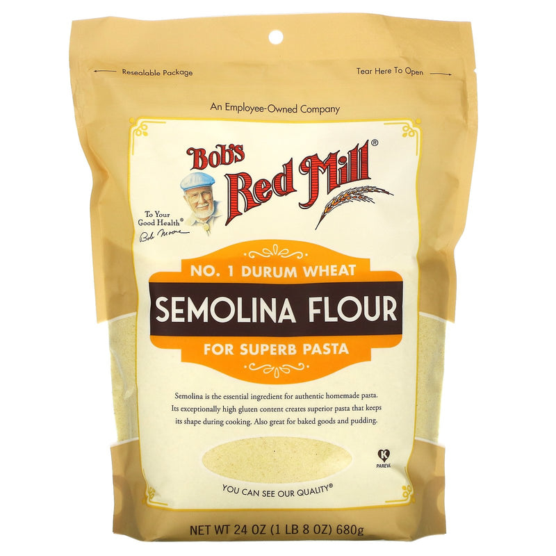 Bobs Red Mill Semolina Flour 680gr