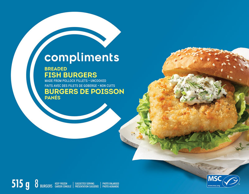 Compliments Fish Burger [515g]