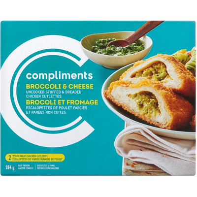 Compliments Chicken Cutlets Broccoli & Cheese [284g]