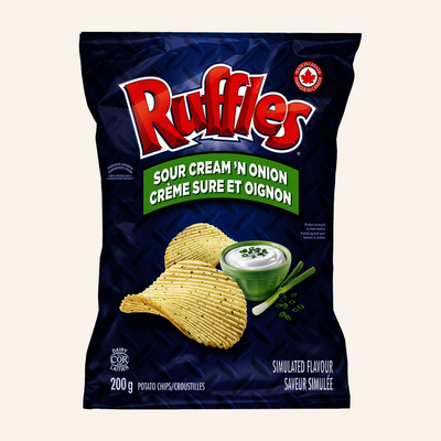 Ruffles Chips Sour Cream Onion [200g]