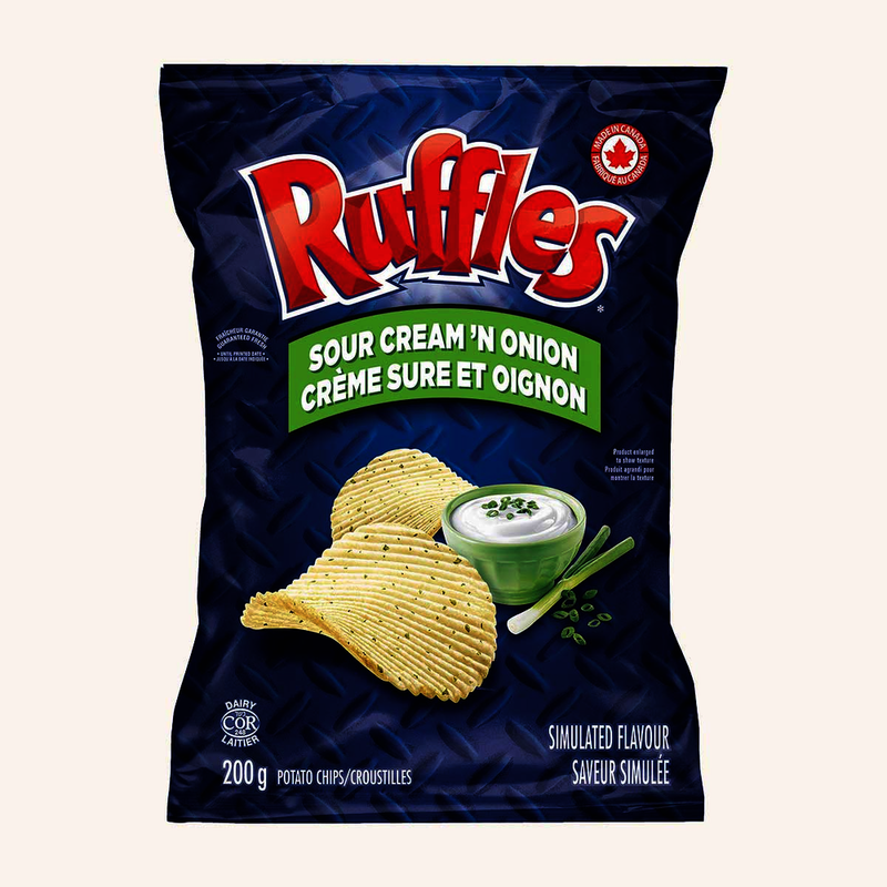 Ruffles Chips Sour Cream Onion [200g]