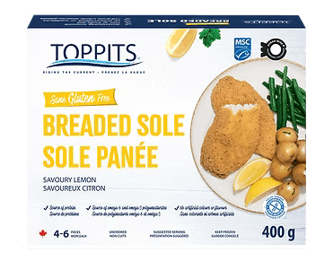 Toppits GF Breaded Sole [400g]
