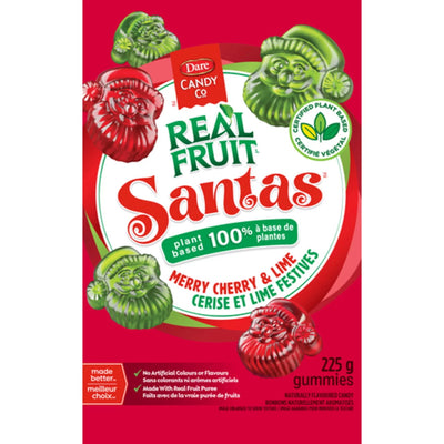 Dare Realfruit Santa Heads Candy 225g