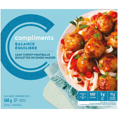 Compliments Turkey Meatballs [560g]