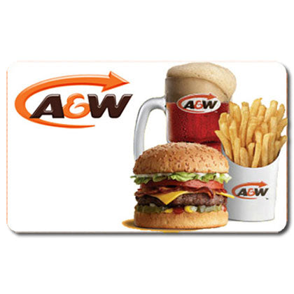 A&W Card $10