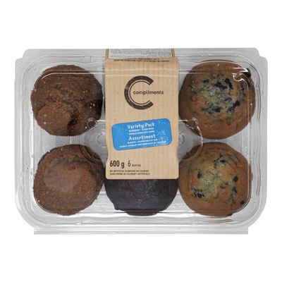 Compliments Variety Pack Muffins [6pk]