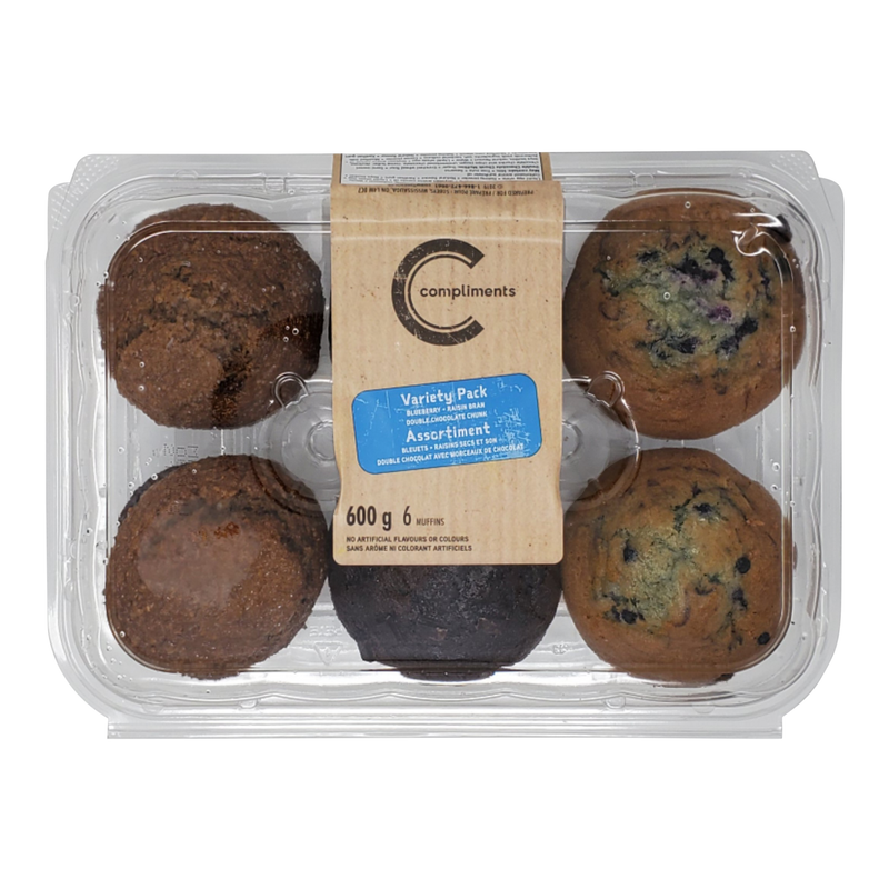 Compliments Variety Pack Muffins [6pk]