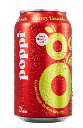 Poppi Cherry Limeade Soda [355ml]