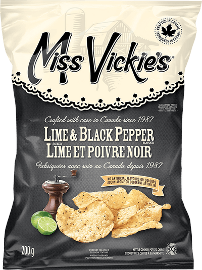 Miss Vickies Lime Black Pepper [200g]