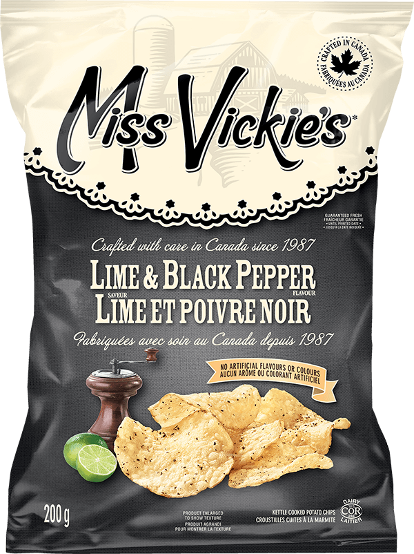 Miss Vickies Lime Black Pepper [200g]