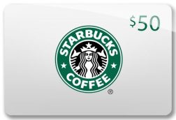 Starbucks Card $50