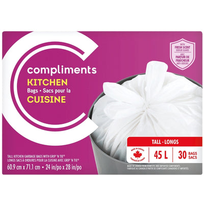 ComKitchenBagTall30pk [30 pkg]