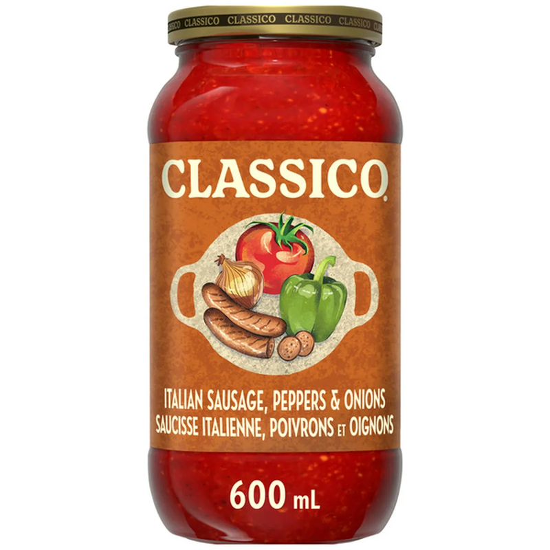 Classico Sausage Peppers Onion [600ml]