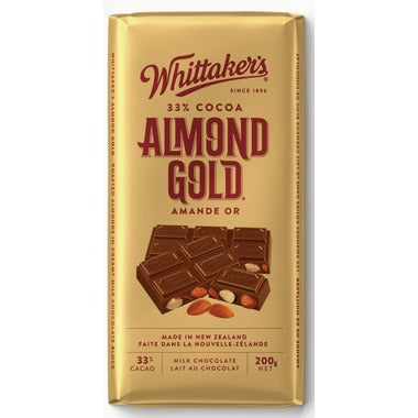 Whittakers Almond Gold Bar [200g]