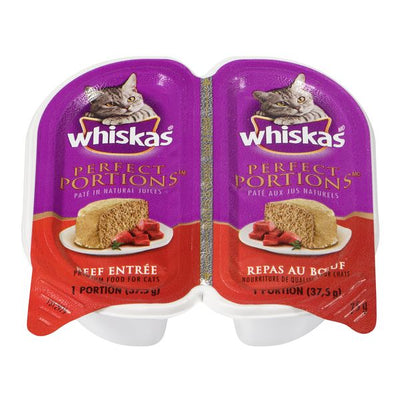 WhiskPerfectPortionCatFdBeef [75g]
