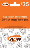 A&W Card $25