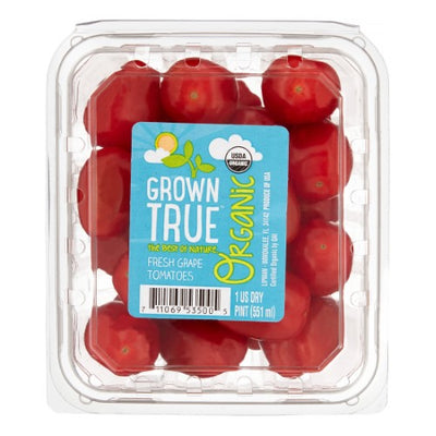 Grown True Organic Fresh Grape Tomatoes, 473 mL