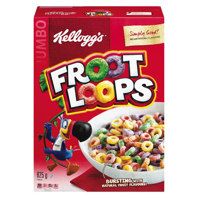 Kelloggs Jumbo Froot Loops [825g]