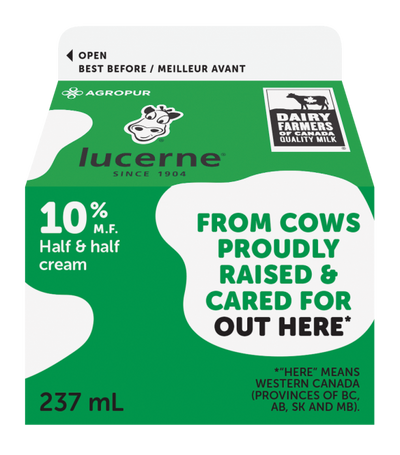 Lucerne Half & Half Cream [237ml]