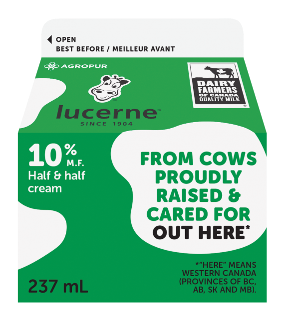 Lucerne Half & Half Cream [237ml]