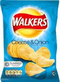 Walkers Chips Cheese & Onion 150g