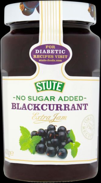 StuteDiabeticBlackCurrantJam [430g]